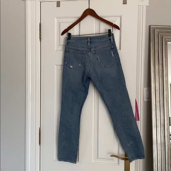 Frame denim distressed ankle length jeans.size 25 - Picture 4 of 4